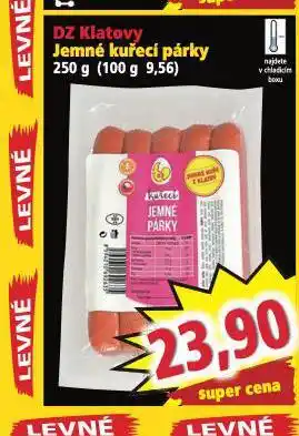 Norma Jemné kuřecí párky nabídka