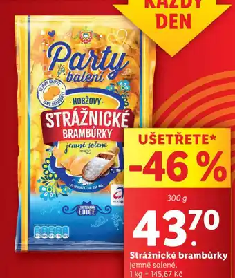 Lidl Strážnické brambůrky nabídka