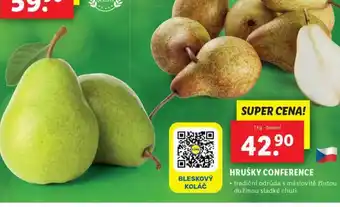 Lidl Hrušky nabídka