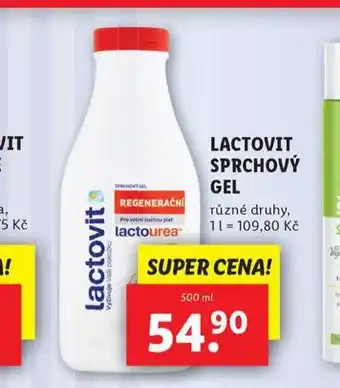 Lidl Lactovit sprchový gel nabídka