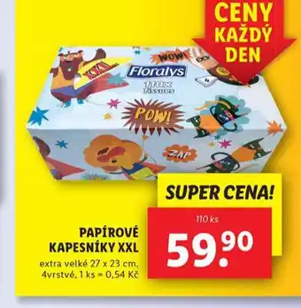 Lidl Papírové kapesníky nabídka