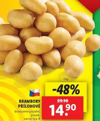 Lidl Brambory přílohové nabídka