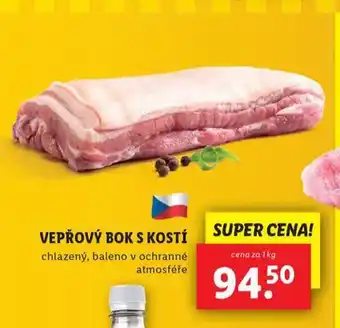 Lidl Vepřový bok s kostí nabídka