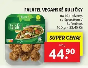 Lidl Falafel veganské kuličky nabídka