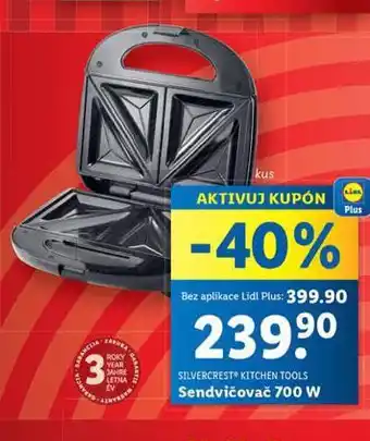 Lidl Sendvičovač nabídka