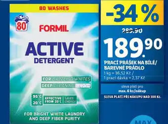 Lidl Formil prací prášek nabídka