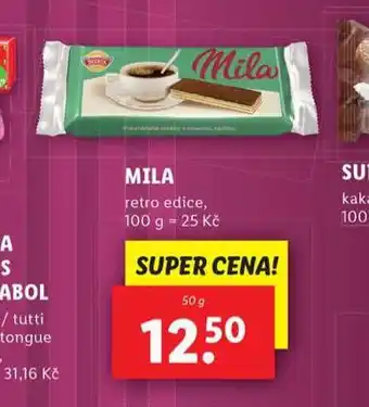 Lidl Mila nabídka