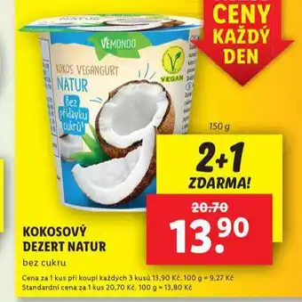 Lidl Kokosový dezert nabídka