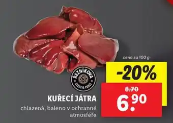 Lidl Kuřecí játra nabídka