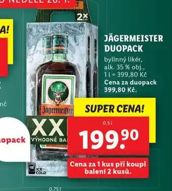 Lidl Jagermeister nabídka