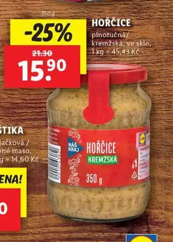 Lidl Hořčice nabídka