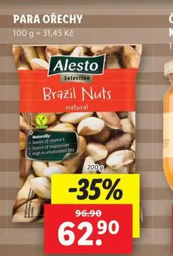 Lidl Para ořechy nabídka