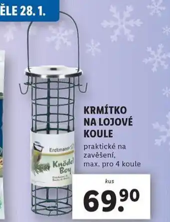 Lidl Krmítko na lojové koule nabídka