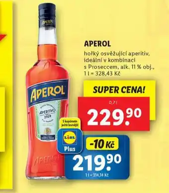 Lidl Aperol nabídka