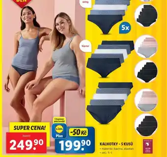 Lidl Kalhotky nabídka