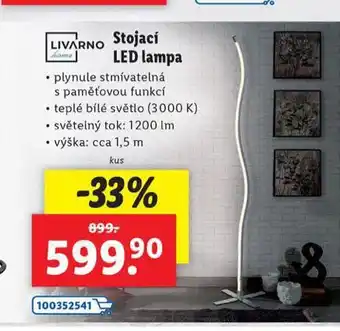 Lidl Stojací led lampa nabídka