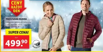 Lidl Prošívaná bunda nabídka