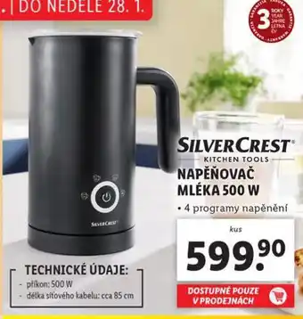 Lidl Napěňovač mléka nabídka