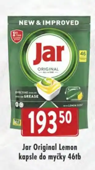 Qanto Jar Original Lemon kapsle do myčky 46tb nabídka