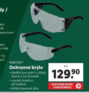 Lidl Ochranné brýle nabídka