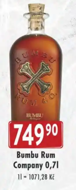 Bumbu Rum Company 0,7L