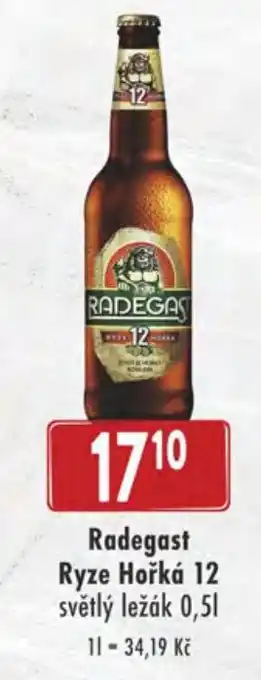 Qanto Radegast Ryze Hořká 12 nabídka