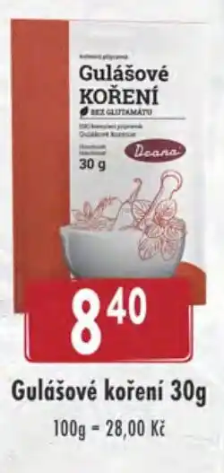 Qanto Gulášové koření 30g nabídka