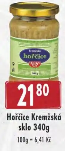 Qanto Hořčice Kremžská sklo 340g nabídka