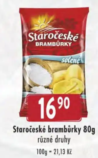 Qanto Staročeské brambůrky 80g nabídka