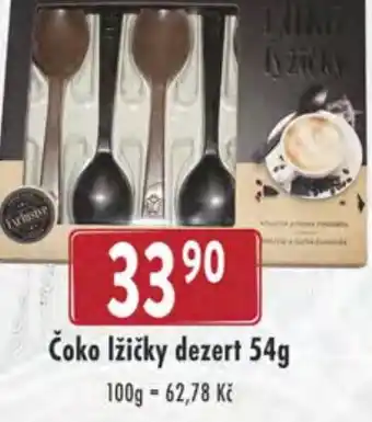 Qanto Čoko lžičky dezert 54g nabídka