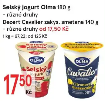 Selský jogurt Olma 180 g
