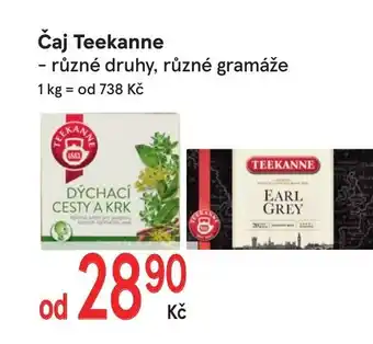Žabka Čaj Teekanne nabídka
