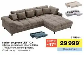 Sconto Sedací souprava LETTICA nabídka