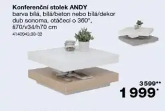 Sconto Konferenční stolek ANDY nabídka