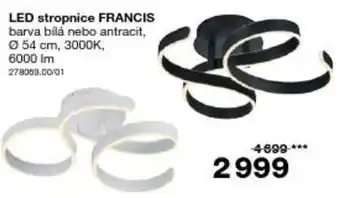 LED stropnice FRANCIS