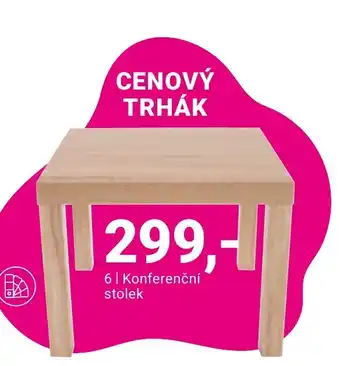 Möbelix KONFERENČNÍ STOLEK NORA nabídka