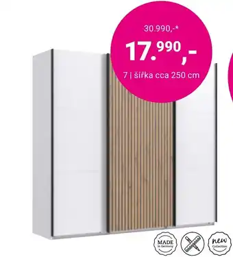 Möbelix SKŘÍŇ S POSUVNÝMI DVEŘMI ANDORRA nabídka