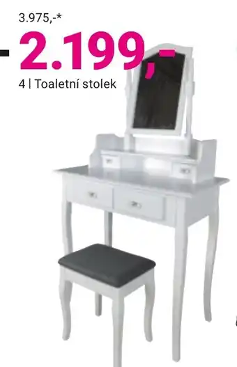 Möbelix TOALETNÍ STOLEK EVA nabídka
