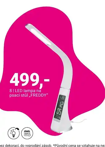Möbelix LED LLAMPA NA PSACÍ STŮL FREDDY nabídka