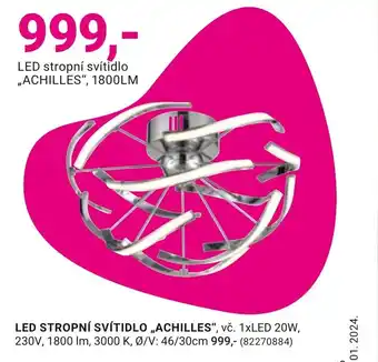 Möbelix LED STROPNÍ SVÍTIDLO ACHILLES nabídka