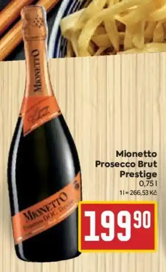 Billa Mionetto Prosecco Brut Prestige nabídka