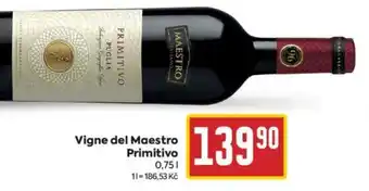Billa Vigne del Maestro Primitivo nabídka