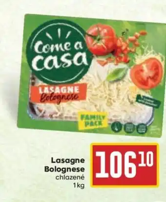 Billa Lasagne Bolognese nabídka