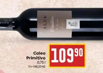 Billa Caleo Primitivo 0,75L nabídka