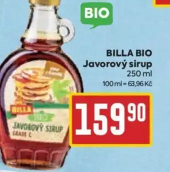 Billa BILLA BIO Javorový sirup nabídka