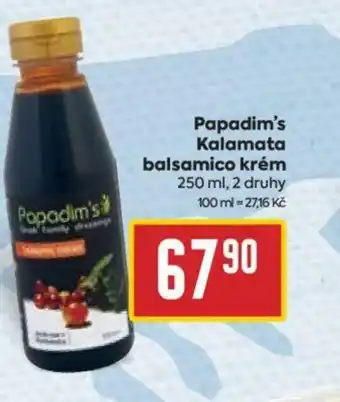 Billa Papadim's Kalamata balsamico krém nabídka