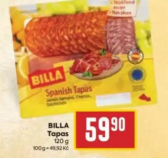 Billa BILLA Tapas nabídka