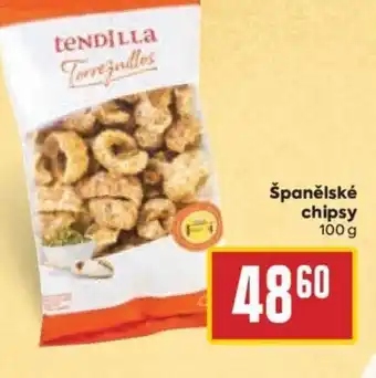 Billa Španělské chipsy nabídka
