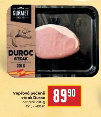 Billa Vepřová pečeně steak Duroc nabídka