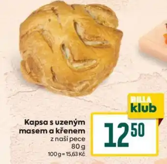 Billa Kapsa s uzeným masem a křenem nabídka